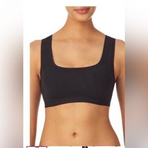 NWT DKNY Table Tops Modal Bralette S Black